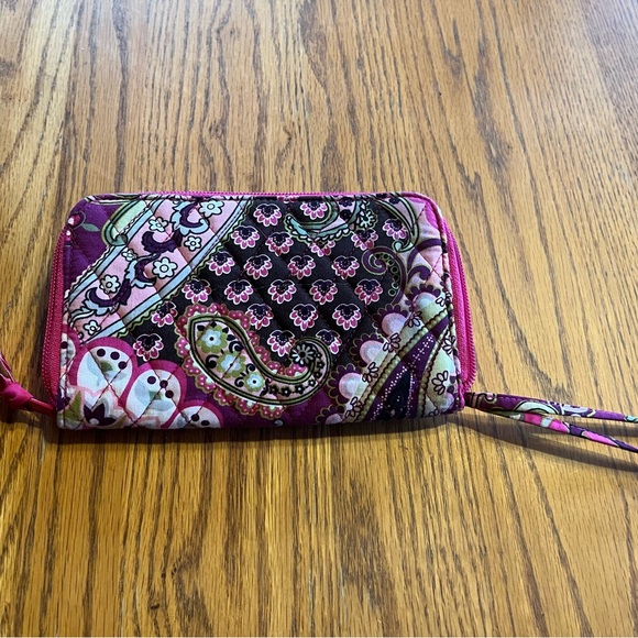 Vera Bradley Floral Paisley Women's Clutch Wristlet wallet - Picture 5 of 6